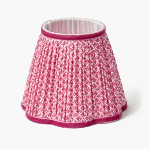 Summer Lighting | Lampshades<Mrs. Alice Raspberry Lotus Lampshade (18cm)