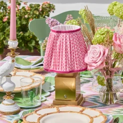 Summer Lighting | Lampshades<Mrs. Alice Raspberry Lotus Lampshade (18cm)
