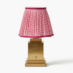 Summer Lighting | Lampshades<Mrs. Alice Raspberry Lotus Lampshade (18cm)