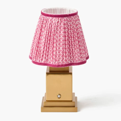 Summer Lighting | Lampshades<Mrs. Alice Raspberry Lotus Lampshade (18cm)