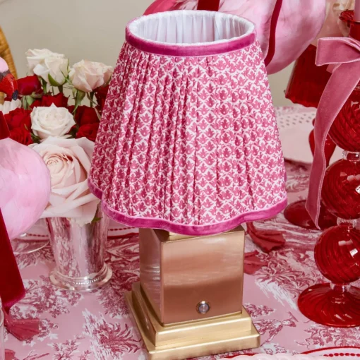 Summer Lighting | Lampshades<Mrs. Alice Raspberry Lotus Lampshade (18cm)
