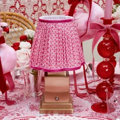 Summer Lighting | Lampshades<Mrs. Alice Raspberry Lotus Lampshade (18cm)