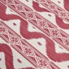 Serena Fresson Fabrics<Mrs. Alice Raspberry Pink Ikat Stripe Fabric