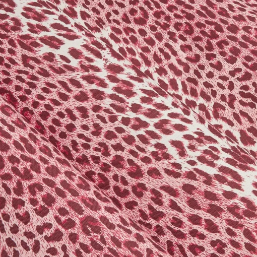 Serena Fresson Fabrics<Mrs. Alice Raspberry Pink Leopard Fabric