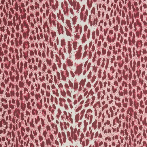 Serena Fresson Fabrics<Mrs. Alice Raspberry Pink Leopard Fabric