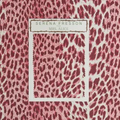 Serena Fresson Fabrics<Mrs. Alice Raspberry Pink Leopard Fabric