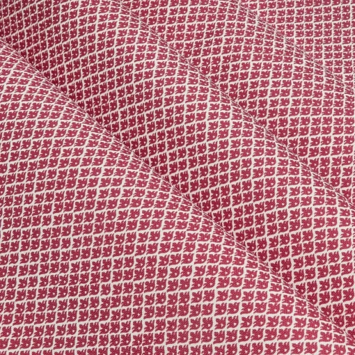 Serena Fresson Fabrics<Mrs. Alice Raspberry Pink Lotus Flower Fabric