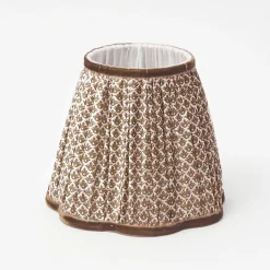 Rechargeable Table Lamps<Mrs. Alice Rattan Bardot Rechargeable Lamp with Chocolate Lotus Shade (18cm)