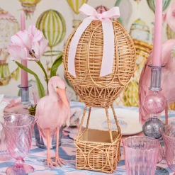 Year-round Decorations | Spring Decorations<Mrs. Alice Rattan Hot Air Balloon