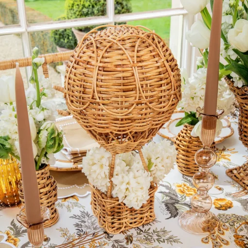 Year-round Decorations | Spring Decorations<Mrs. Alice Rattan Hot Air Balloon