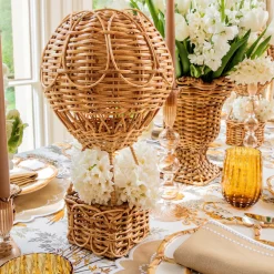 Year-round Decorations | Spring Decorations<Mrs. Alice Rattan Hot Air Balloon