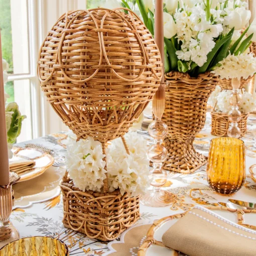 Year-round Decorations | Spring Decorations<Mrs. Alice Rattan Hot Air Balloon