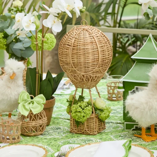 Year-round Decorations | Spring Decorations<Mrs. Alice Rattan Hot Air Balloon