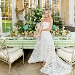 Spring Decorations<Mrs. Alice Rattan Meadow Tablescape