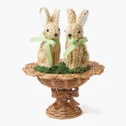 Spring Decorations<Mrs. Alice Rattan Meadow Tablescape
