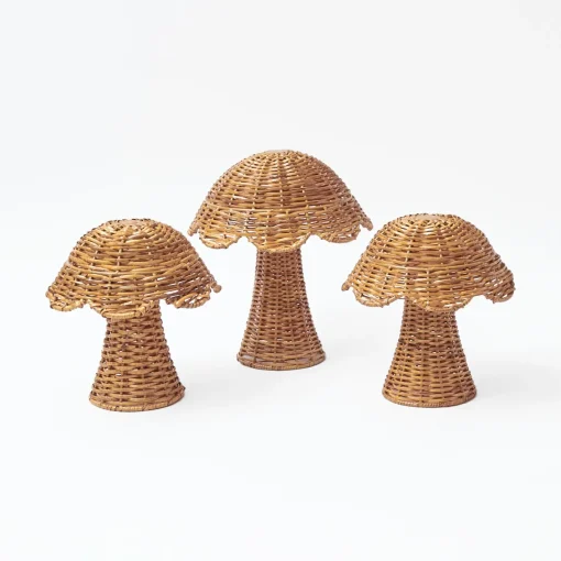 Year-round Decorations | Autumn Decorations<Mrs. Alice Rattan Mushroom Family