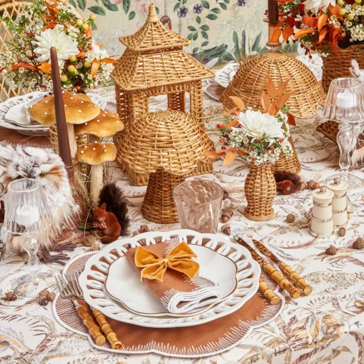 Year-round Decorations | Autumn Decorations<Mrs. Alice Rattan Mushroom Family