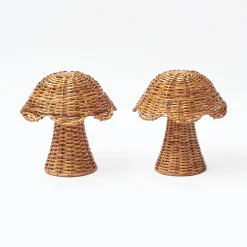 Year-round Decorations | Autumn Decorations<Mrs. Alice Rattan Mushroom Family