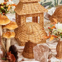 Year-round Decorations | Autumn Decorations<Mrs. Alice Rattan Mushroom Family