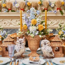 Year-round Decorations | Autumn Decorations<Mrs. Alice Rattan Pagoda & Urn Vase Set