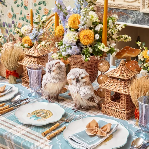 Year-round Decorations | Autumn Decorations<Mrs. Alice Rattan Pagoda & Urn Vase Set