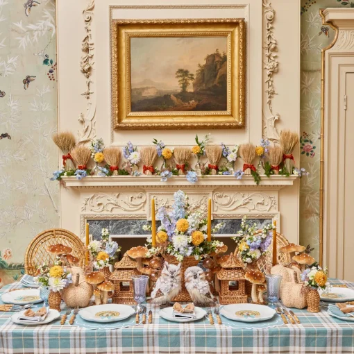 Year-round Decorations | Autumn Decorations<Mrs. Alice Rattan Pagoda & Urn Vase Set