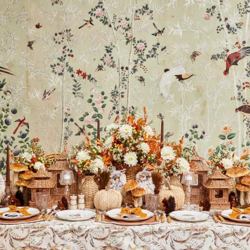 Year-round Decorations | Autumn Decorations<Mrs. Alice Rattan Pagoda & Urn Vase Set