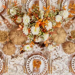 Autumn Decorations<Mrs. Alice Rattan Pumpkin Family