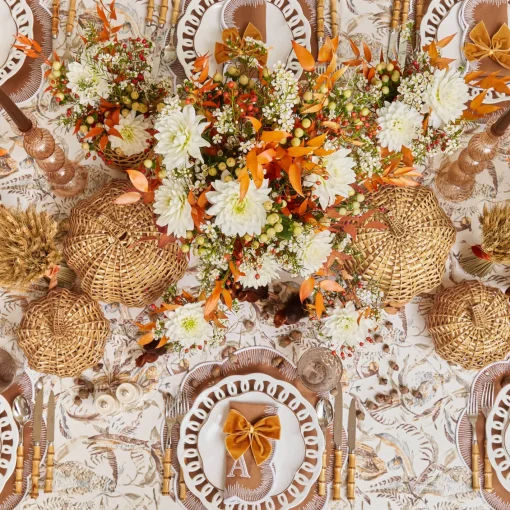 Autumn Decorations<Mrs. Alice Rattan Pumpkin Family