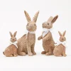 Spring Decorations<Mrs. Alice Rattan Rabbit Family