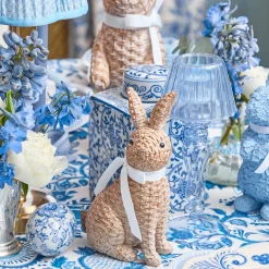 Spring Decorations<Mrs. Alice Rattan Rabbit Family