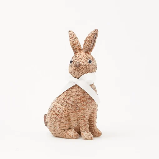 Spring Decorations<Mrs. Alice Rattan Rabbit Family
