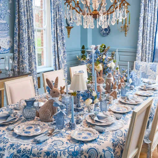 Spring Decorations<Mrs. Alice Rattan Rabbit Family