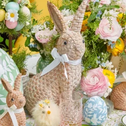 Spring Decorations<Mrs. Alice Rattan Rabbit (Pair)