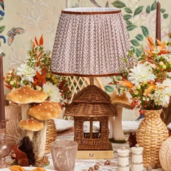 Rechargeable Table Lamps | Lamp Stands<Mrs. Alice Rattan Rechargeable Pagoda Lamp