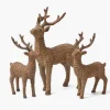 Christmas Decorations<Mrs. Alice Rattan Reindeer Family