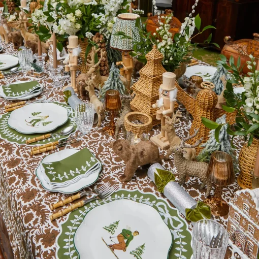 Christmas Decorations<Mrs. Alice Rattan Reindeer Family