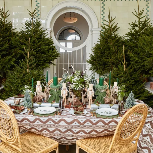 Christmas Decorations<Mrs. Alice Rattan Reindeer Family