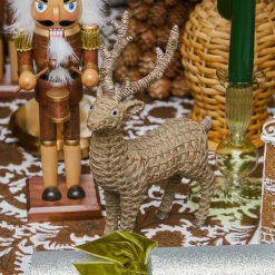 Christmas Decorations<Mrs. Alice Rattan Reindeer Family