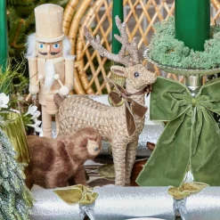 Christmas Decorations<Mrs. Alice Rattan Reindeer (Pair) - 30cm