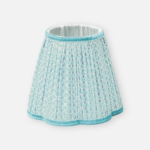 Rechargeable Table Lamps<Mrs. Alice Rattan Ursula Rechargeable Lamp with Soft Blue Lotus Shade (18cm)