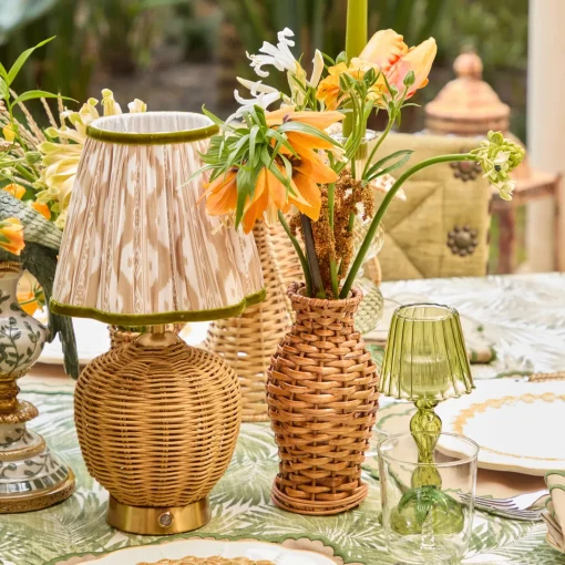 Vases | Vases & Planters<Mrs. Alice Rattan Vase (Set of 3)