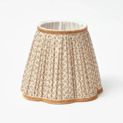 Rechargeable Table Lamps<Mrs. Alice Rechargeable Bamboo Lamp with Putty Lotus Shade (18cm)