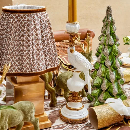 Rechargeable Table Lamps<Mrs. Alice Rechargeable Lamp with Chocolate Lotus Shade (18cm)