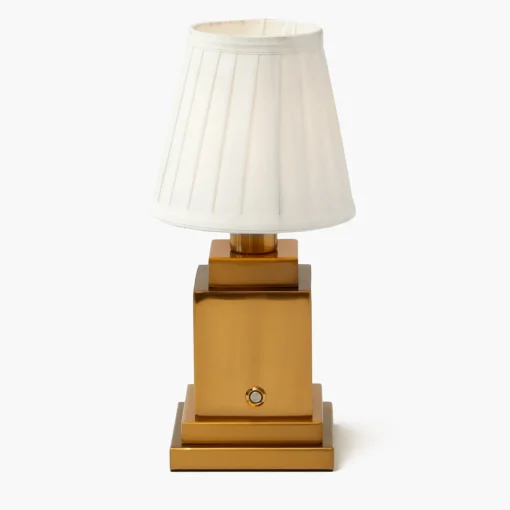 Rechargeable Table Lamps<Mrs. Alice Rechargeable Lamp with Cream Shade (15cm)