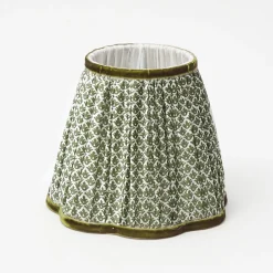 Rechargeable Table Lamps<Mrs. Alice Rechargeable Lamp with Olive Lotus Shade (18cm)