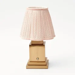 Rechargeable Table Lamps<Mrs. Alice Rechargeable Lamp with Pink Lotus Shade (18cm)