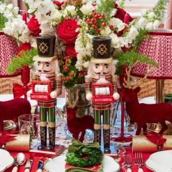 Christmas Decorations<Mrs. Alice Red & Green Christmas Countdown Nutcracker