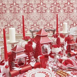 Candles<Mrs. Alice Red Candles (Set of 8)