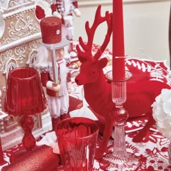 Candles<Mrs. Alice Red Candles (Set of 8)